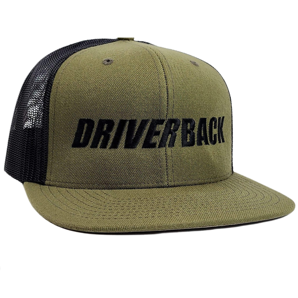 Richardson 511 Trucker with Black Embroidered Solid Logo - Loden/Black